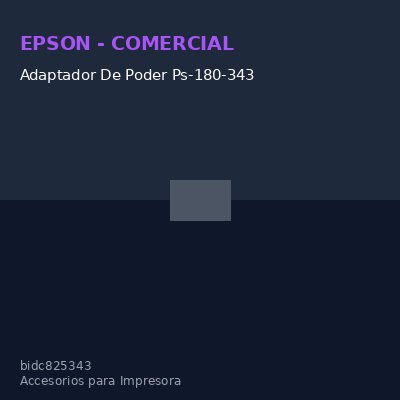 Adaptador De Poder Ps-180-343