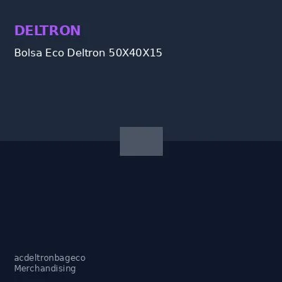Bolsa Eco Deltron 50X40X15