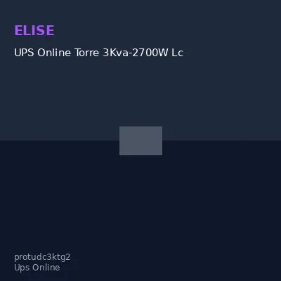 UPS Online Torre 3Kva-2700W Lc