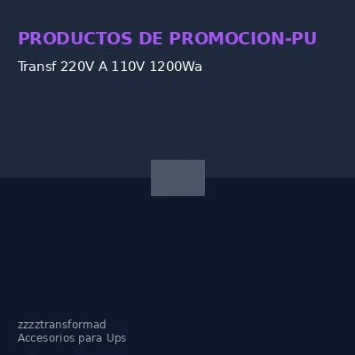 Transf 220V A 110V 1200Wa