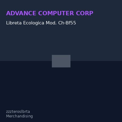 Libreta Ecologica Mod. Ch-Bf55